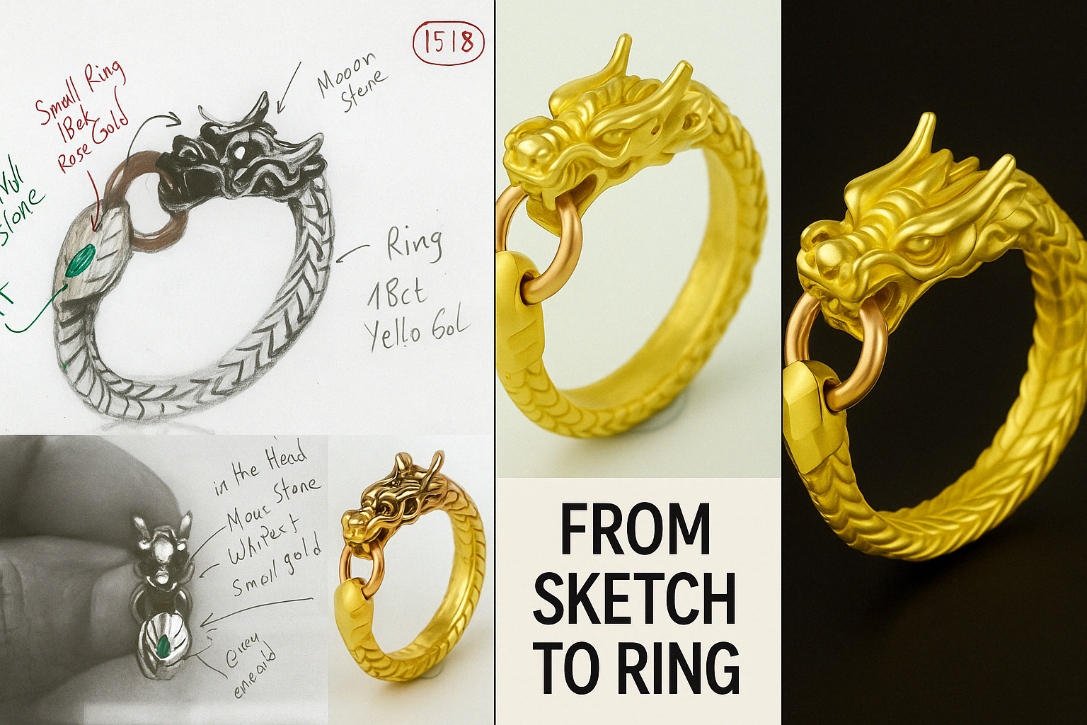 Von der Idee zum Meisterwerk: Die Entstehung des Drachenrings