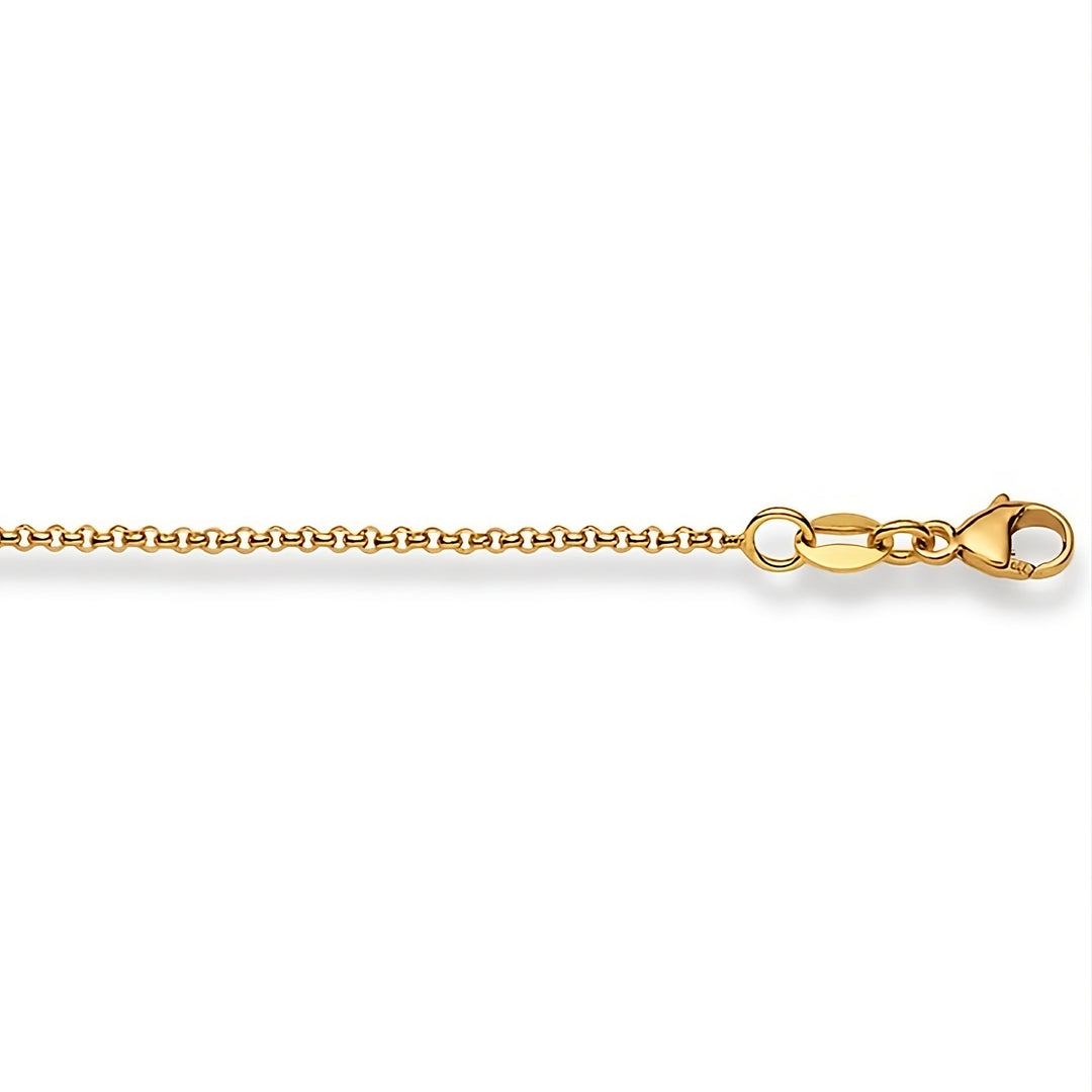 PEAS GOLD CHAIN ​​1.5 MM 18K