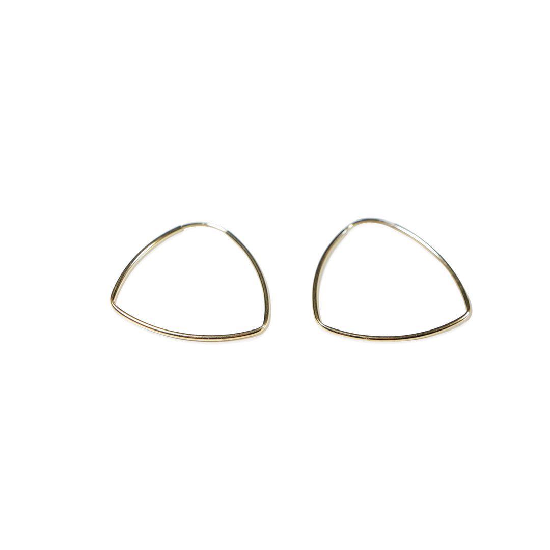 Triangle Creole Hoop EARRINGS