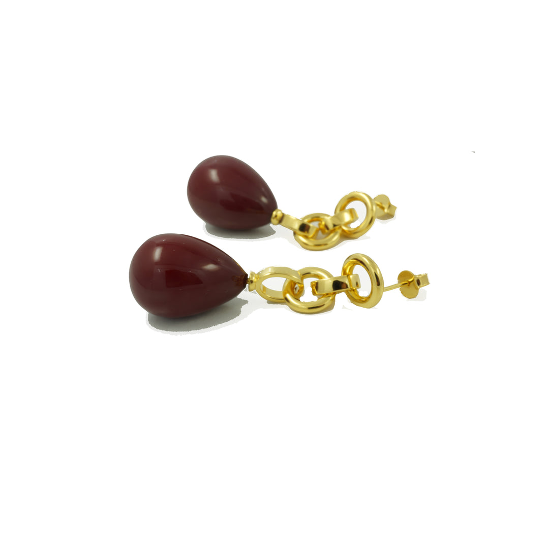 Queen Victoria size pearl earrings