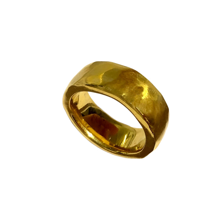 Hammered Gold Ring