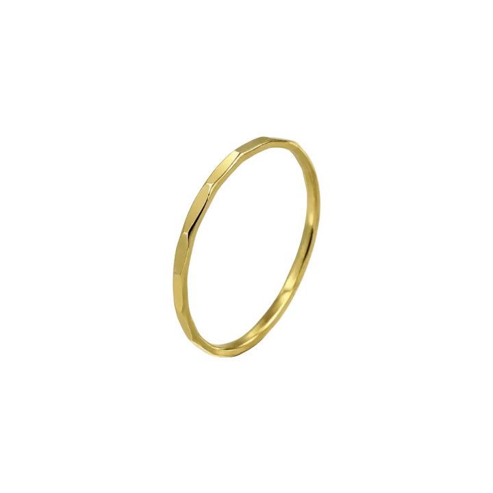 Tiny Hammered Ring