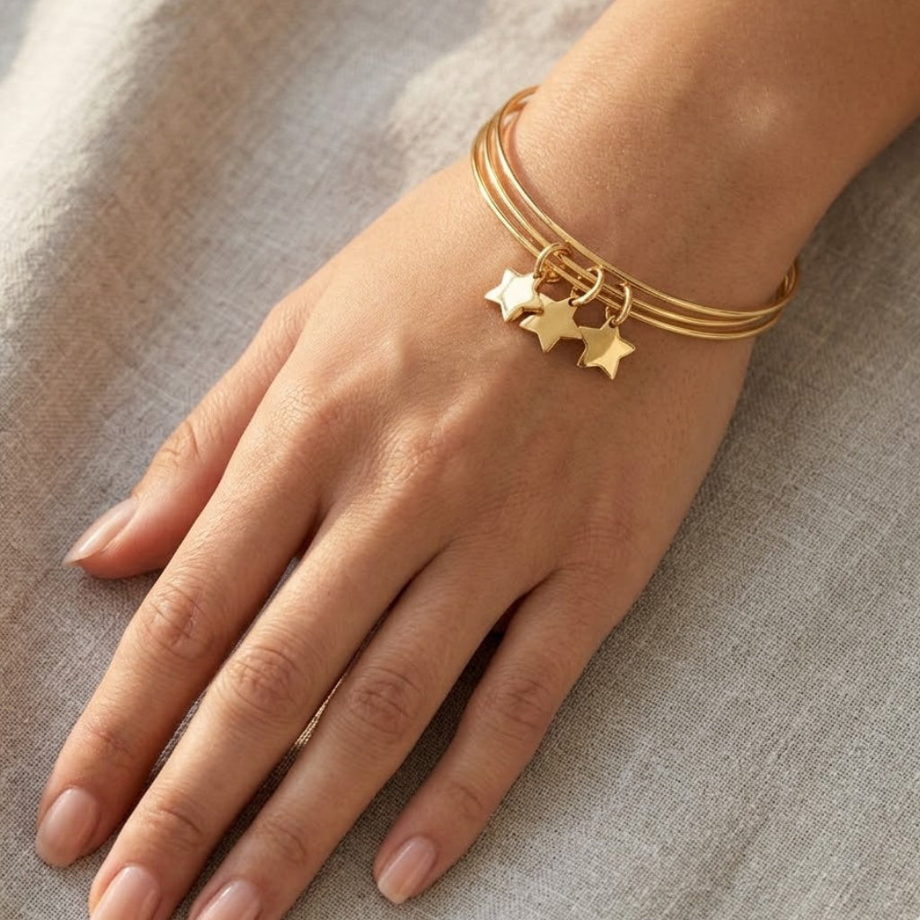 Sapir 3 Stars Bangle