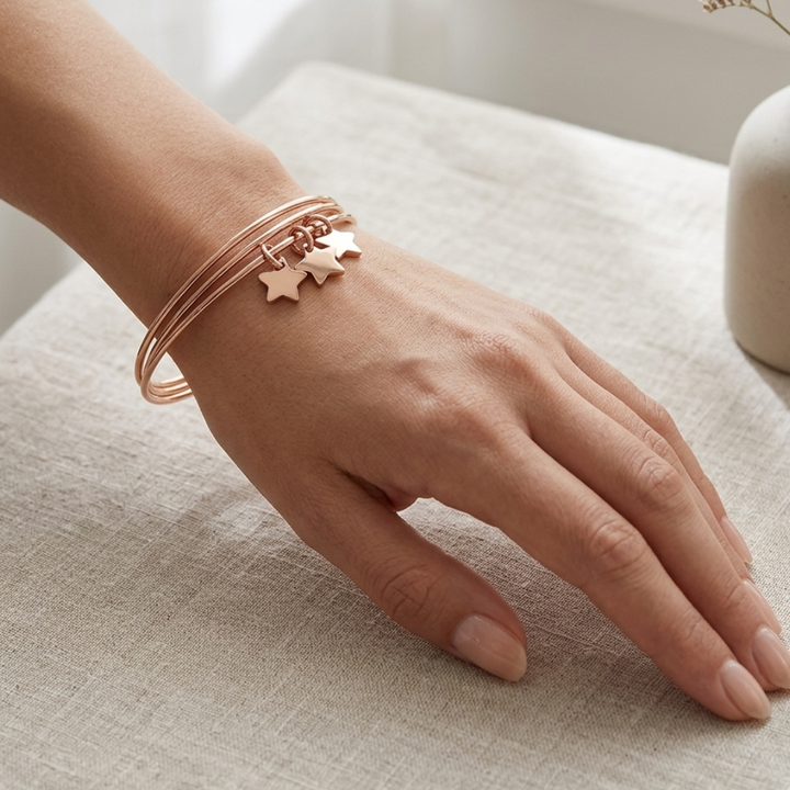 Sapir 3 Stars Bangle