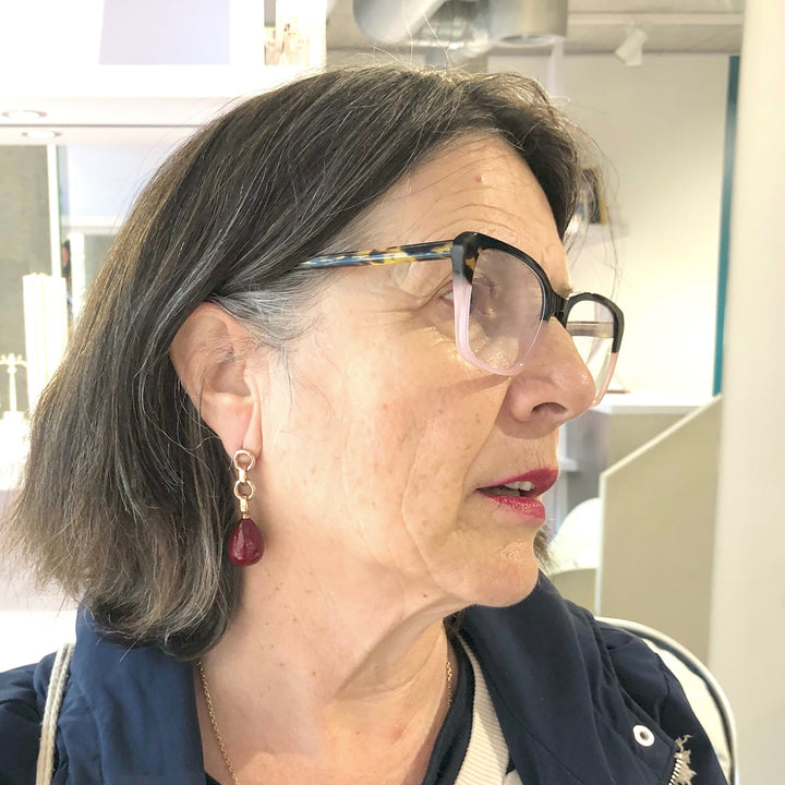 Königin Victoria Grösse Perle Ohrringe