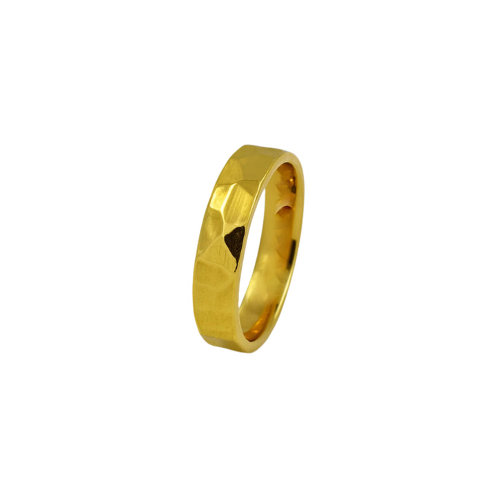 Oliver Hammered Gold Ring