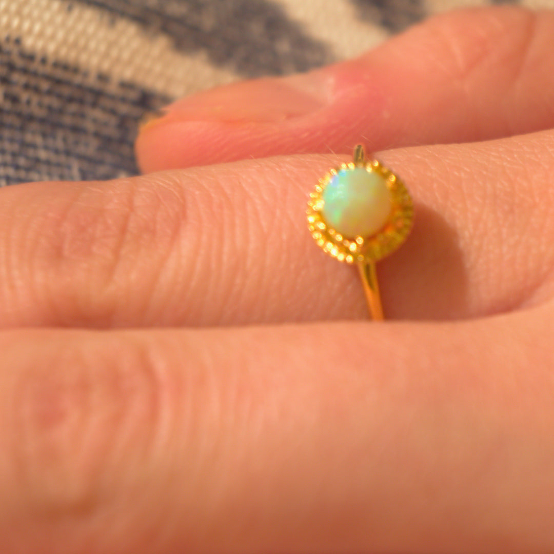 Romantische Gold Ring