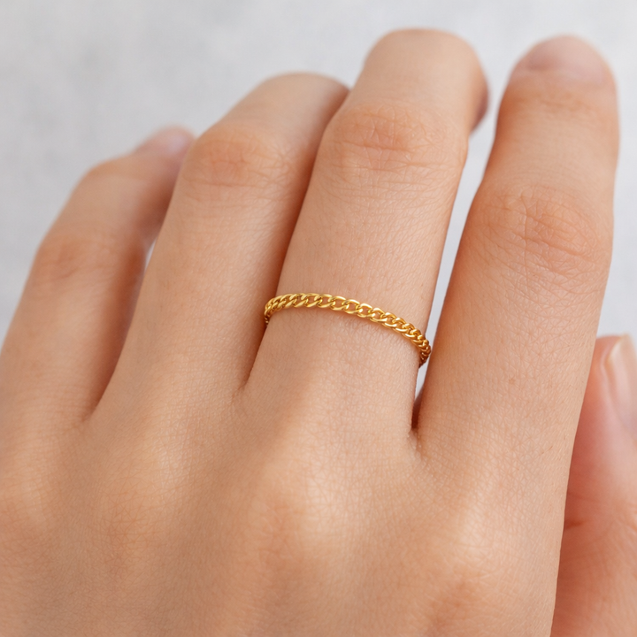 Gold Kette Ring