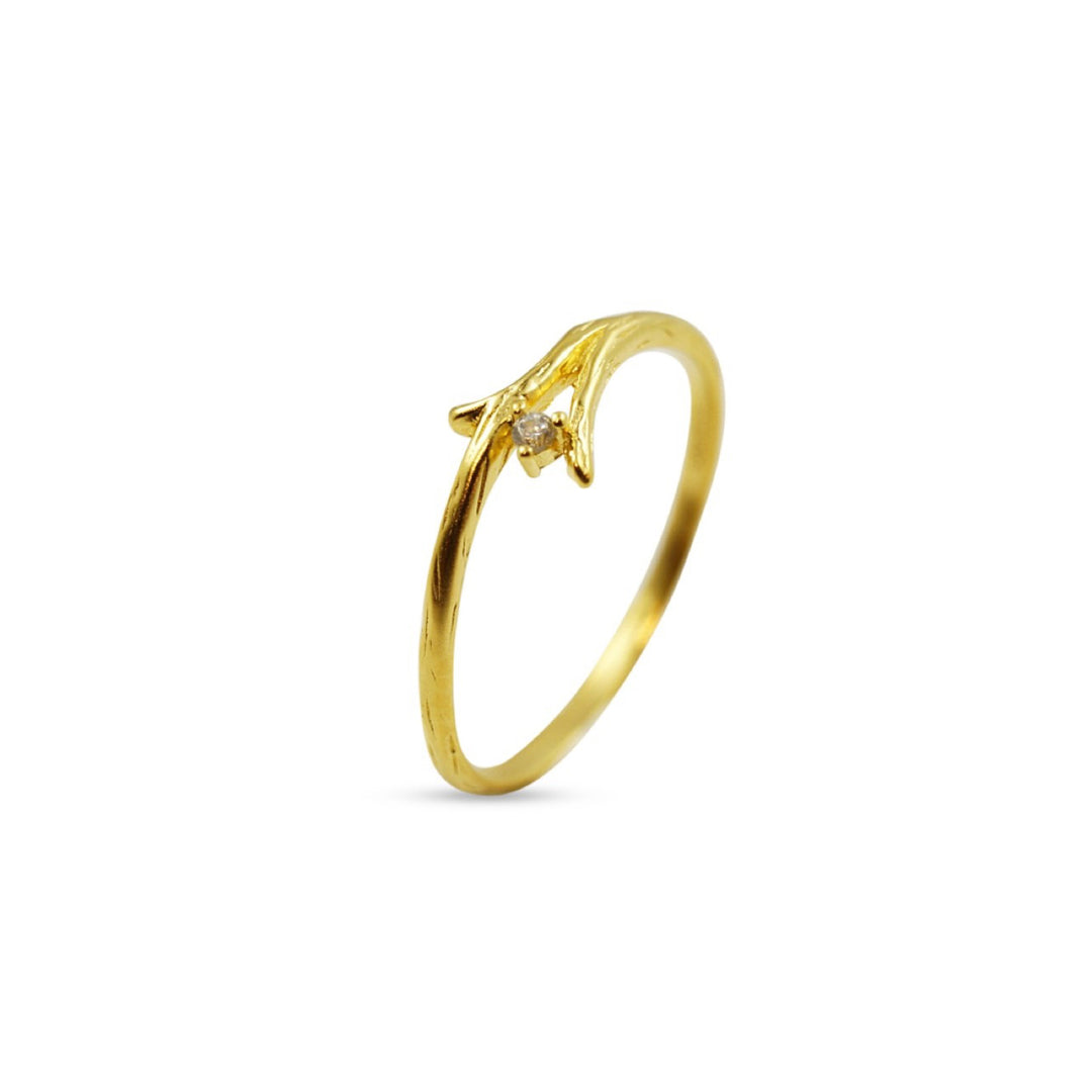 Branch Gold Ring