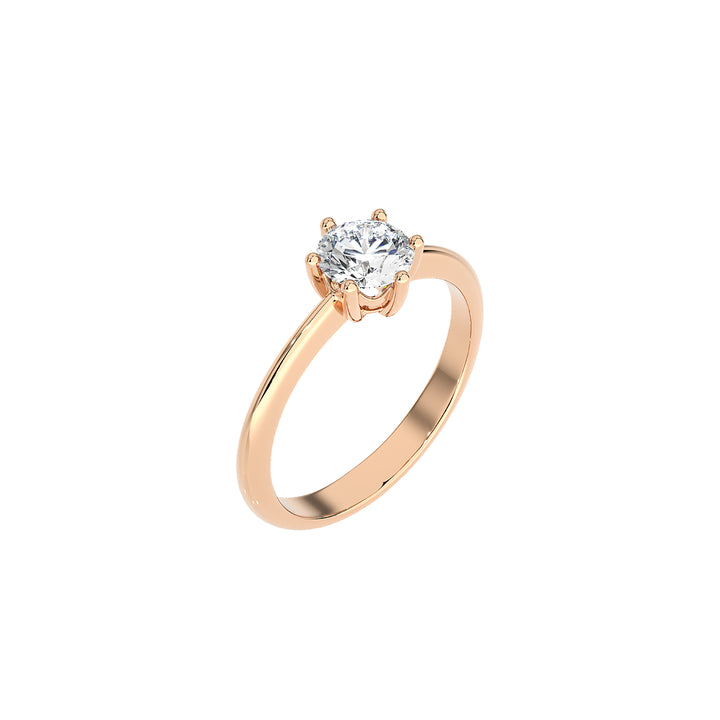 Solitaire diamond ring