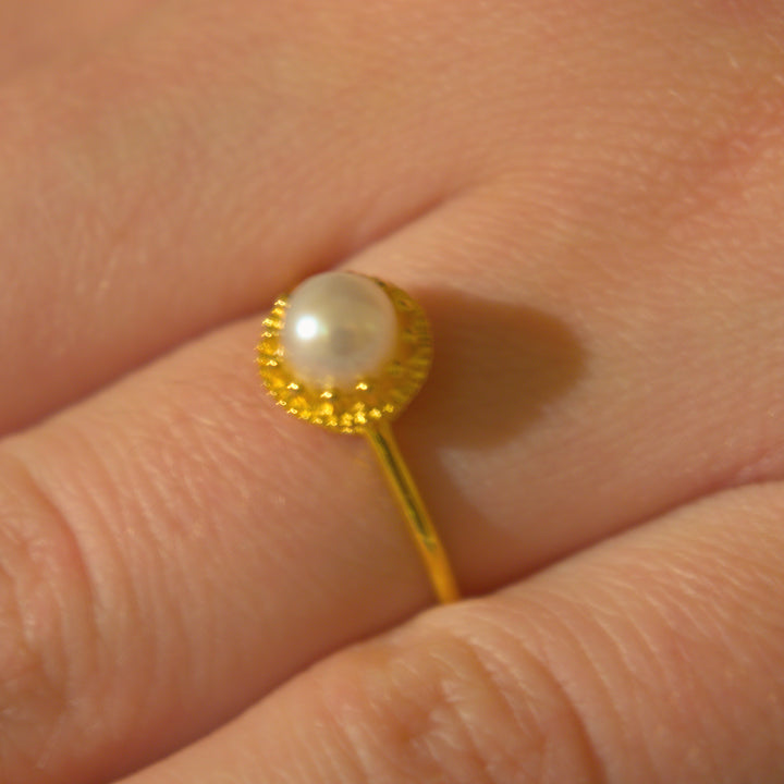 Romantische Gold Ring