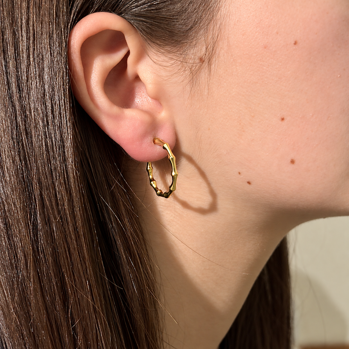 Bamboo Elegance Creolen