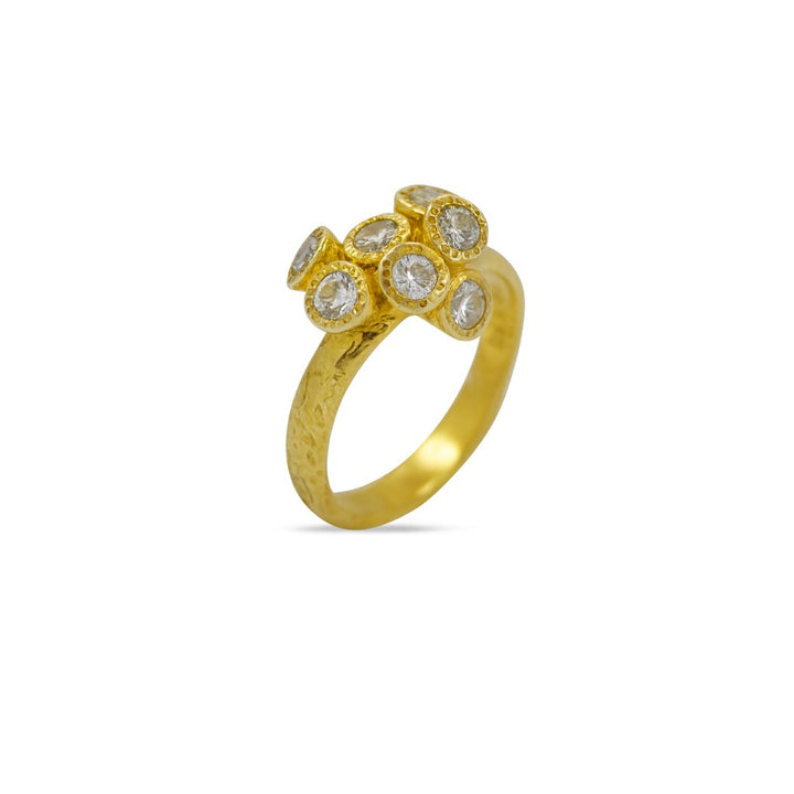 Alpine Mountain Diamond Ring