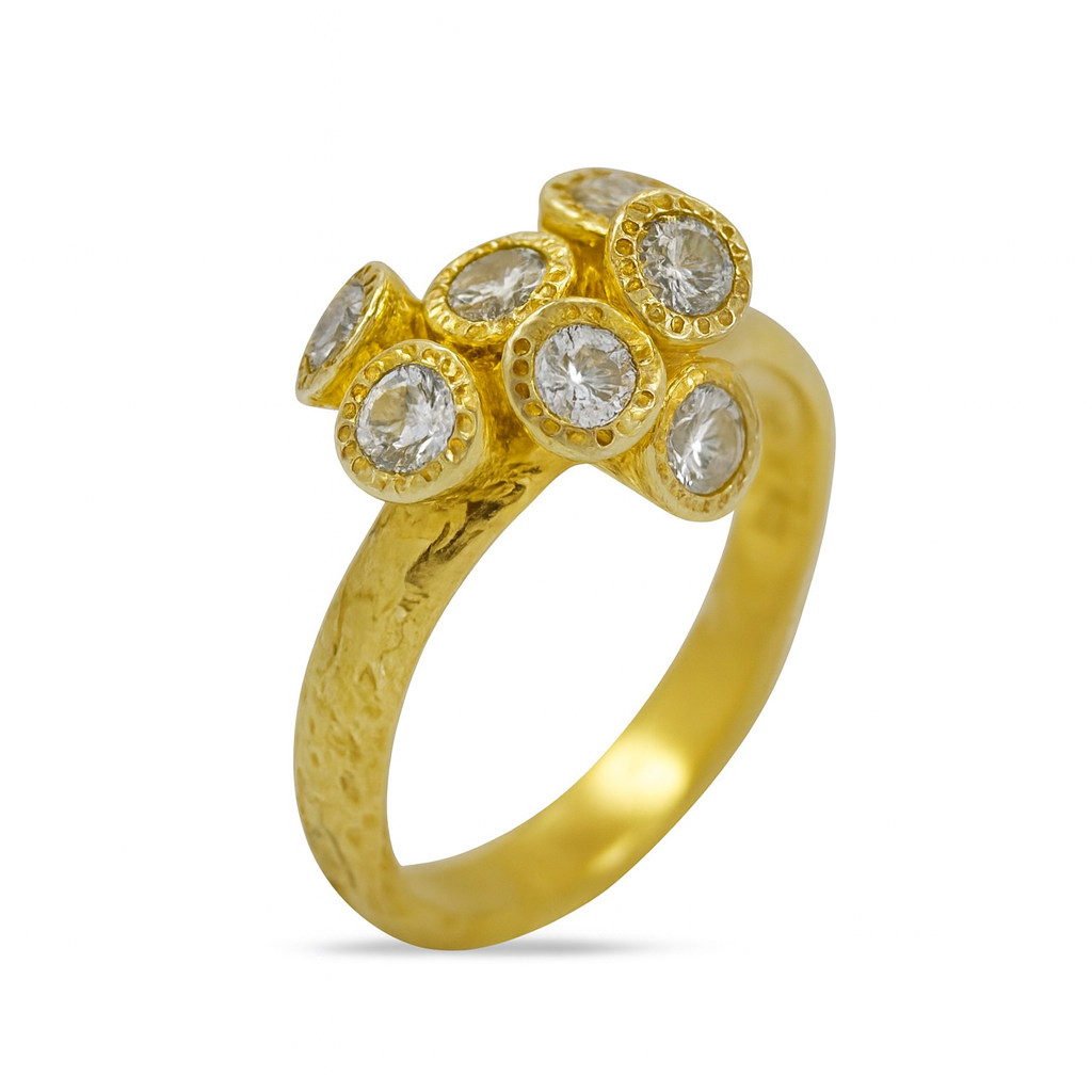 Alpine Mountain Diamond Ring