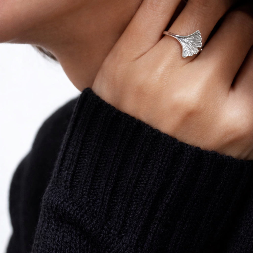 GINKGO LEAF RING