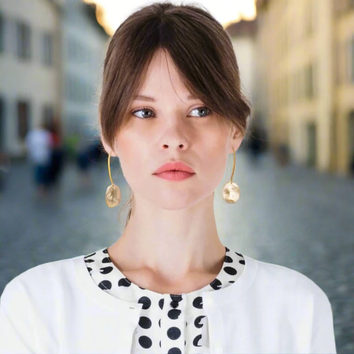 Coin earrings