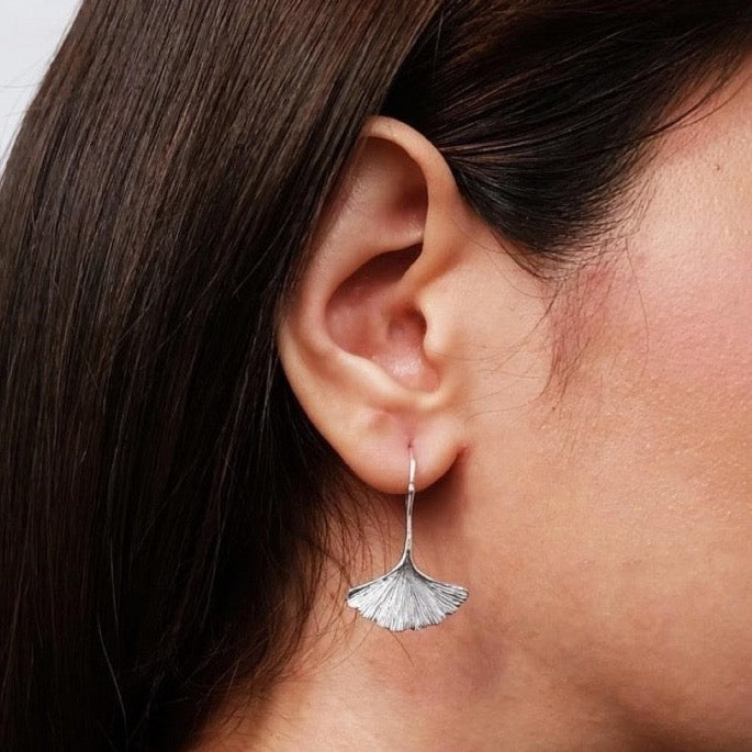 GINKGO LEAF EARRINGS